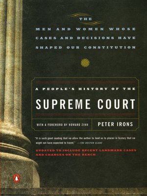 cover image of A People's History of the Supreme Court